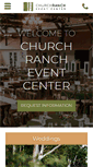 Mobile Screenshot of churchrancheventcenter.com